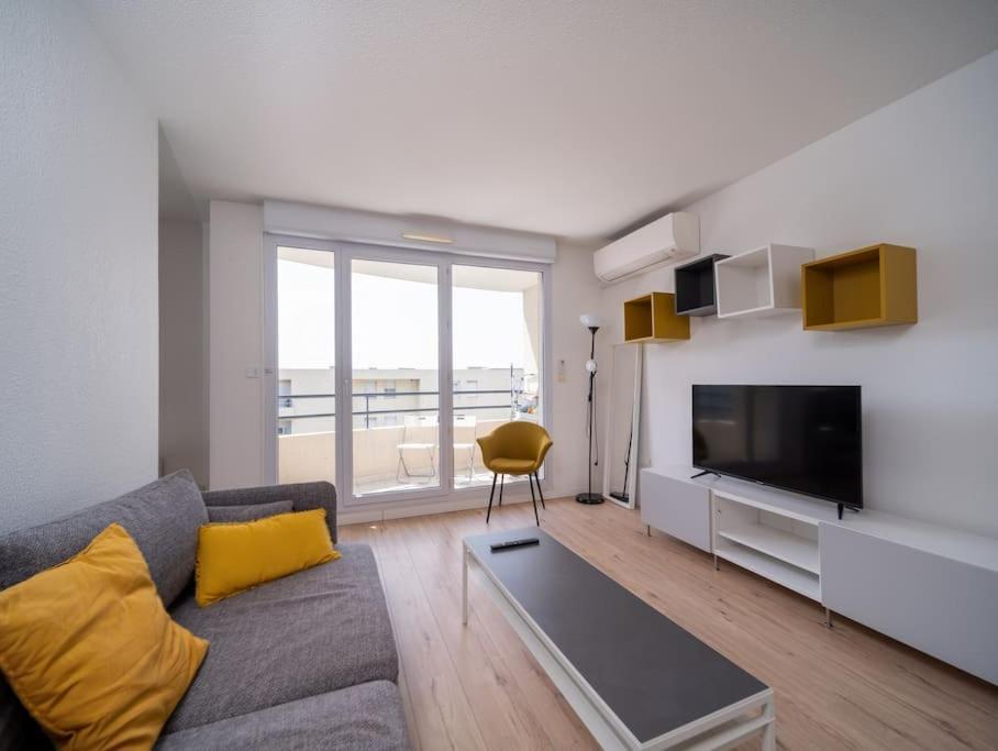 Appartement Tout Equipe Climatise Terrasse Hopital De La Timone Marsylia Zewnętrze zdjęcie